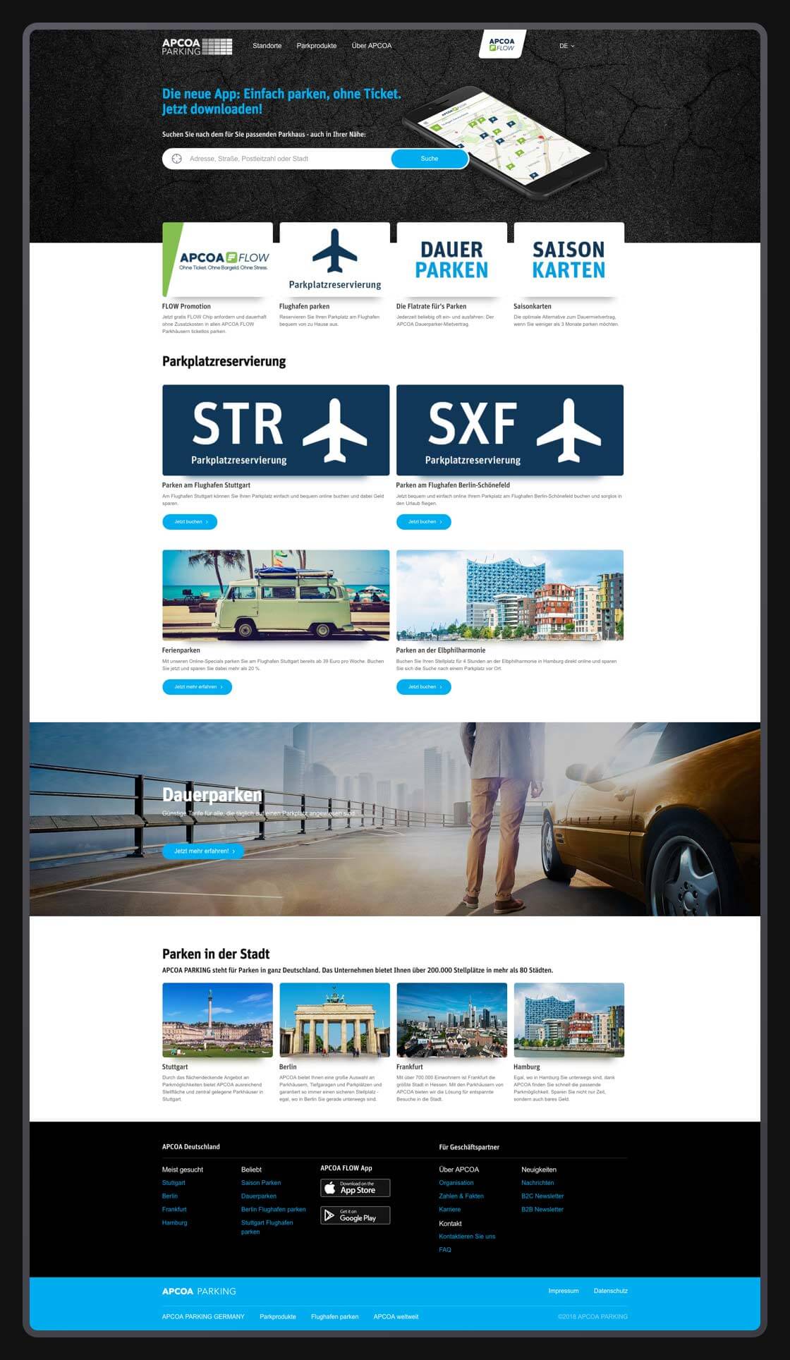  Referenz - APCOA PARKING - Corporate Website