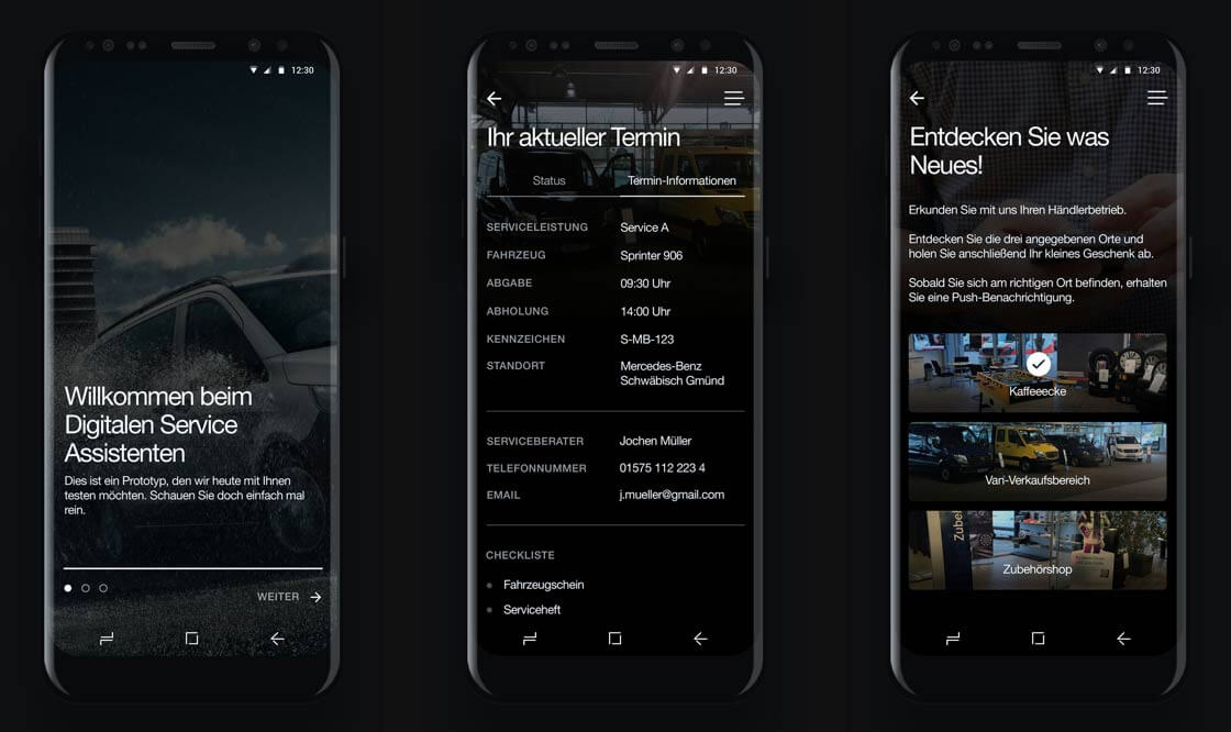  Referenz - Mercedes-Benz Vans - Service-App-Prototyp